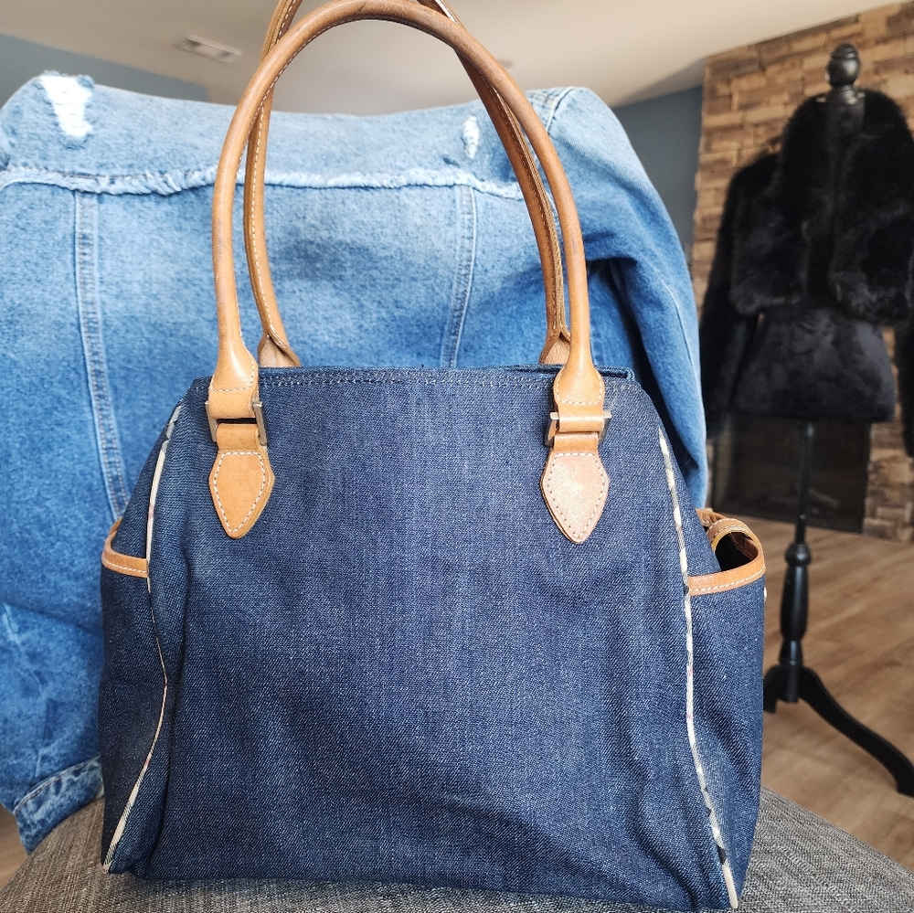 Authentic Burberry Denim Tote Bag
